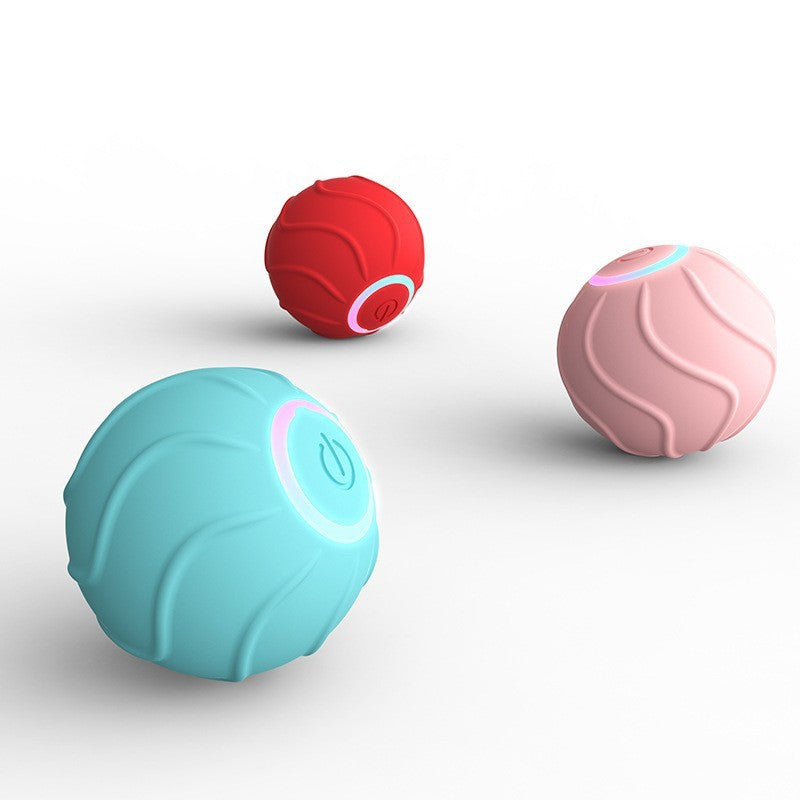 Smart Cat Toys Rolling Ball Pet Cat Owner Interactive Pets Toys Automatic Bouncing Ball USB 